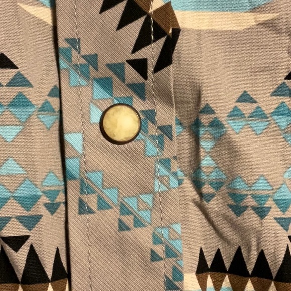 Men’s Rock & Roll Denim Long Sleeve Shirt - Picture 3 of 5